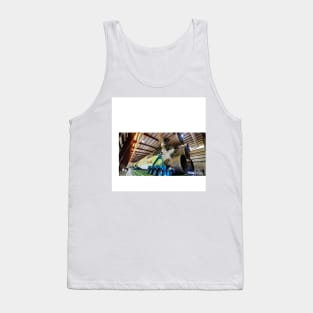 rocket in space launch photograph in texas travel Tank Top